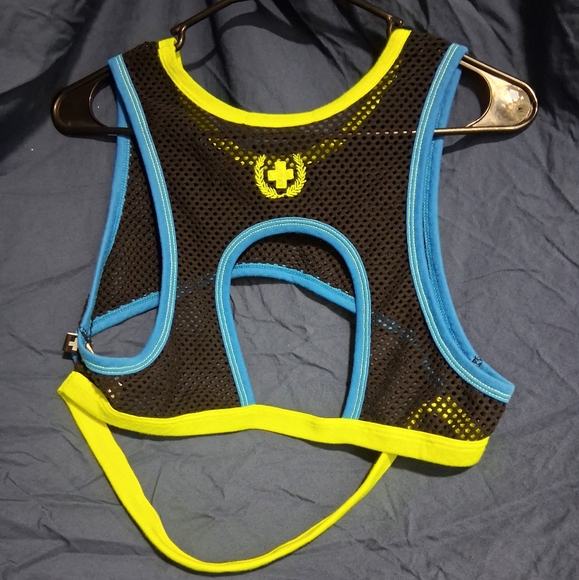 Andrew Christian Mesh Harness Top Club Wear Sexy XL - Picture 2 of 3
